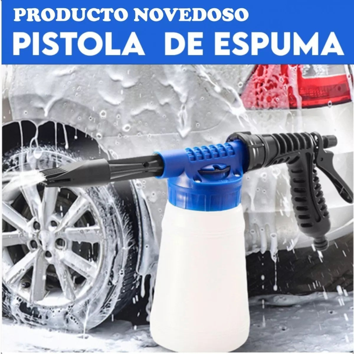 EspumaPro: Pistola Lavado con Espuma sin Esfuerzo