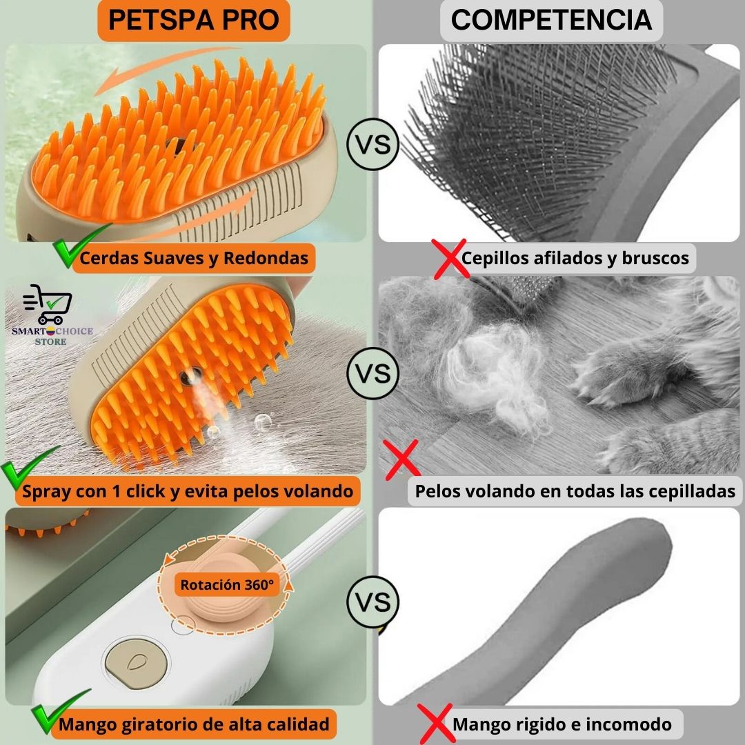 PetSpa Pro Cepillo 3 en 1: Innovación y Cuidado para tu Mascota