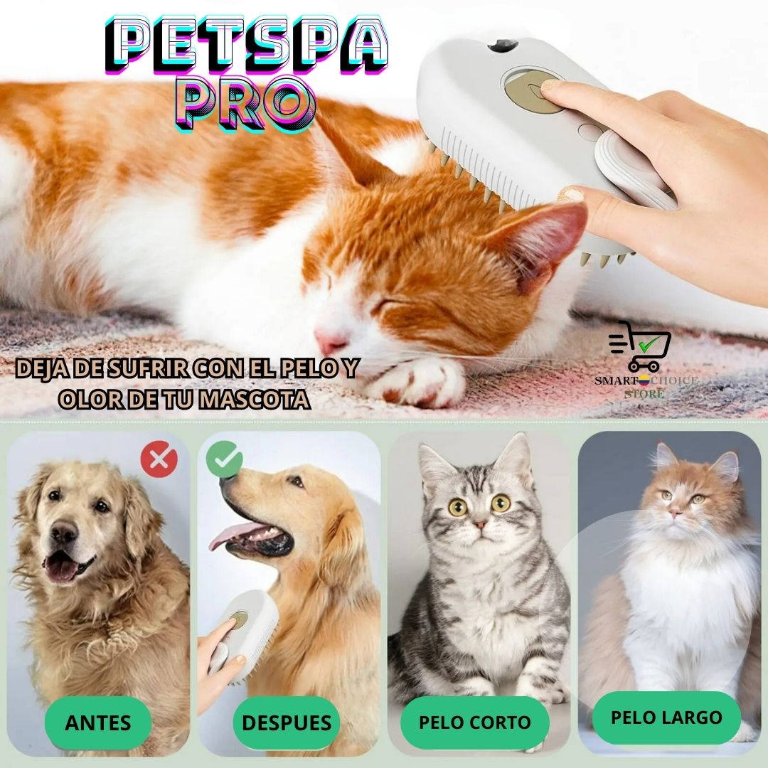 PetSpa Pro Cepillo 3 en 1: Innovación y Cuidado para tu Mascota