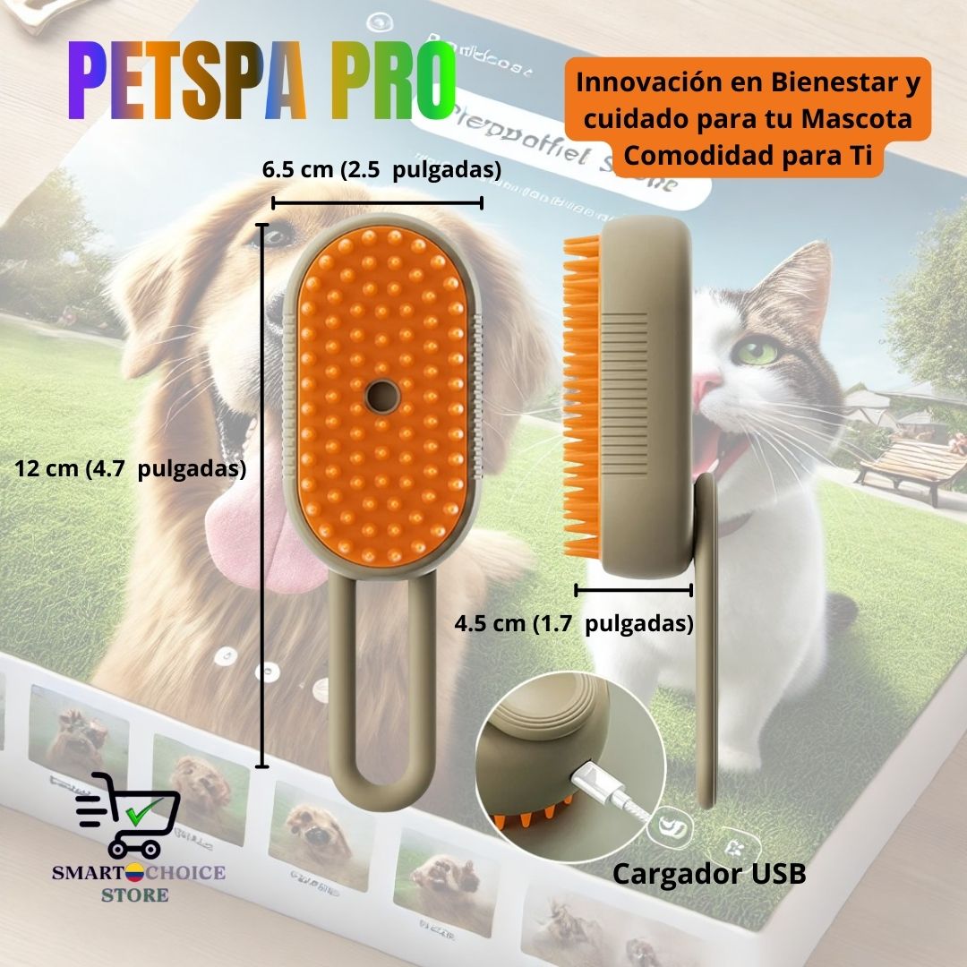 PetSpa Pro Cepillo 3 en 1: Innovación y Cuidado para tu Mascota